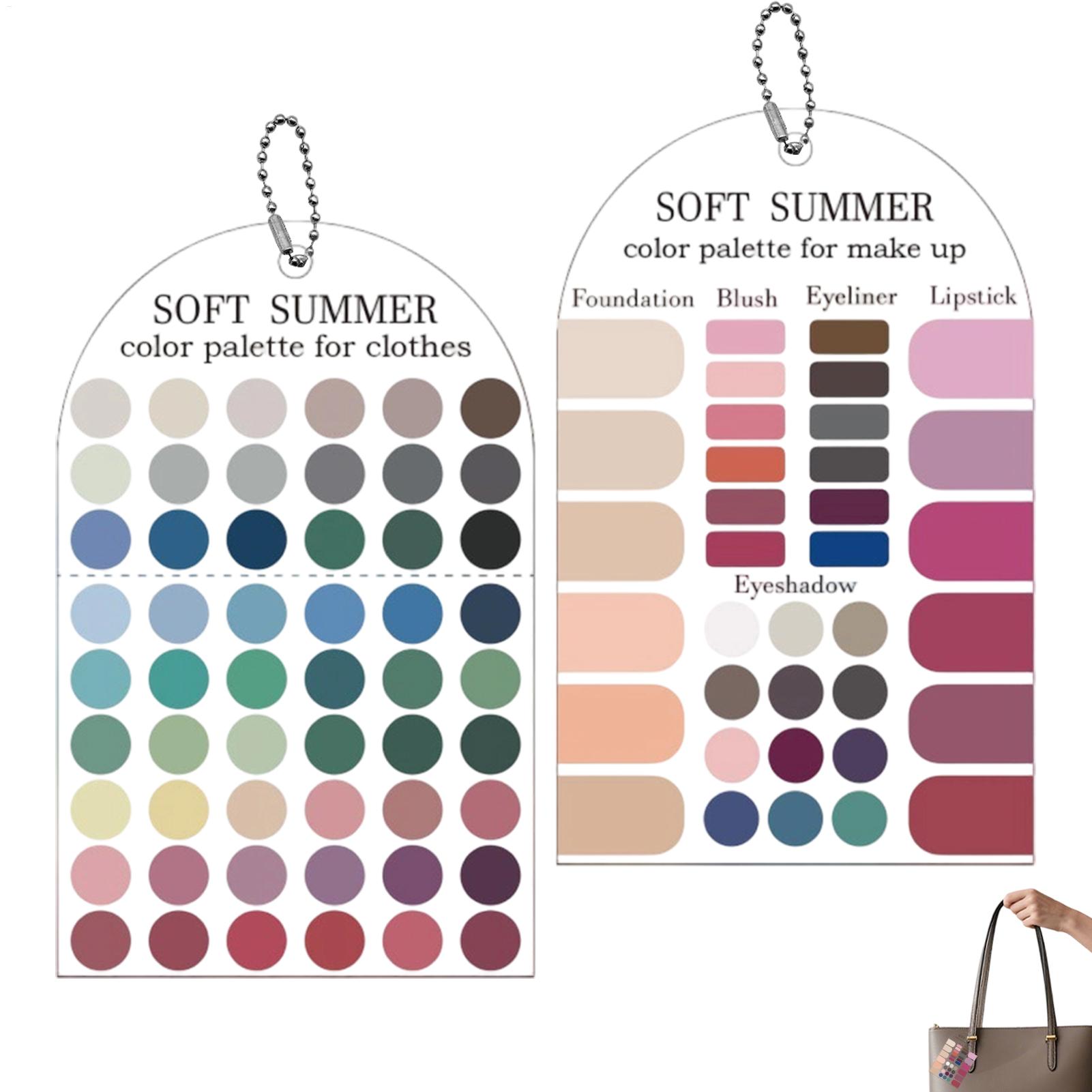 Summer Clothing Palette - 2 adet Yumuşak Yaz Renk Paleti