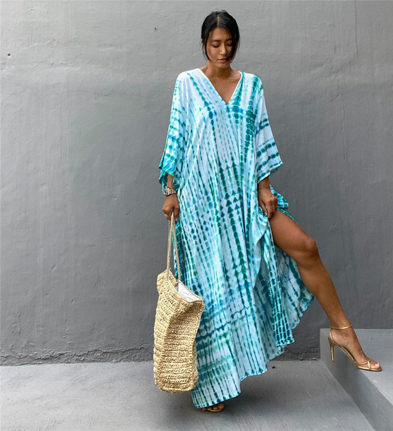 Summer Clothing For Older Women - Artı Boyutu Kadın Beachwear Uzun Plaj