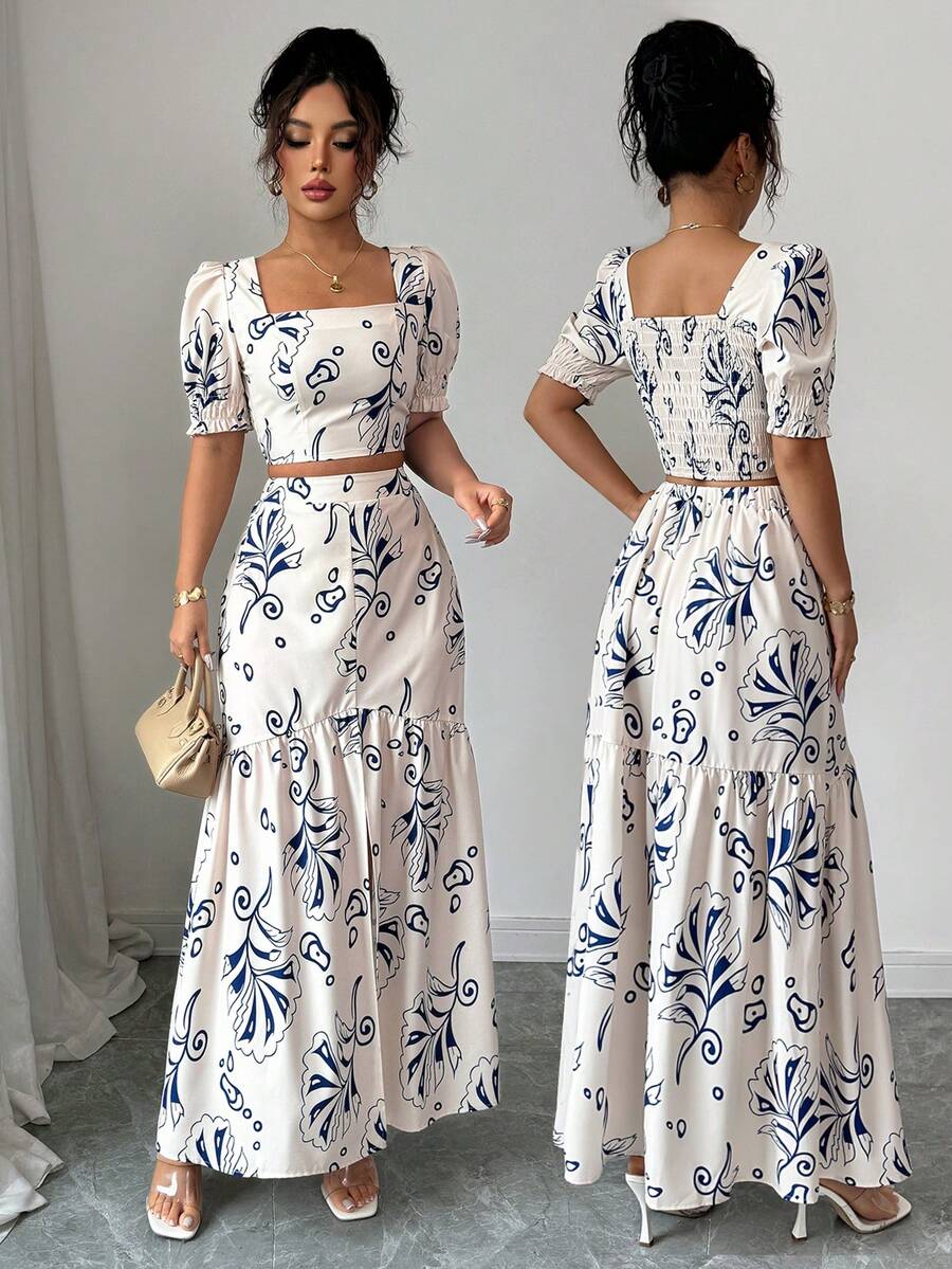 Summer Clothing For Older Women - 2026 Kadın Yazlık İki Parçalı Takım,