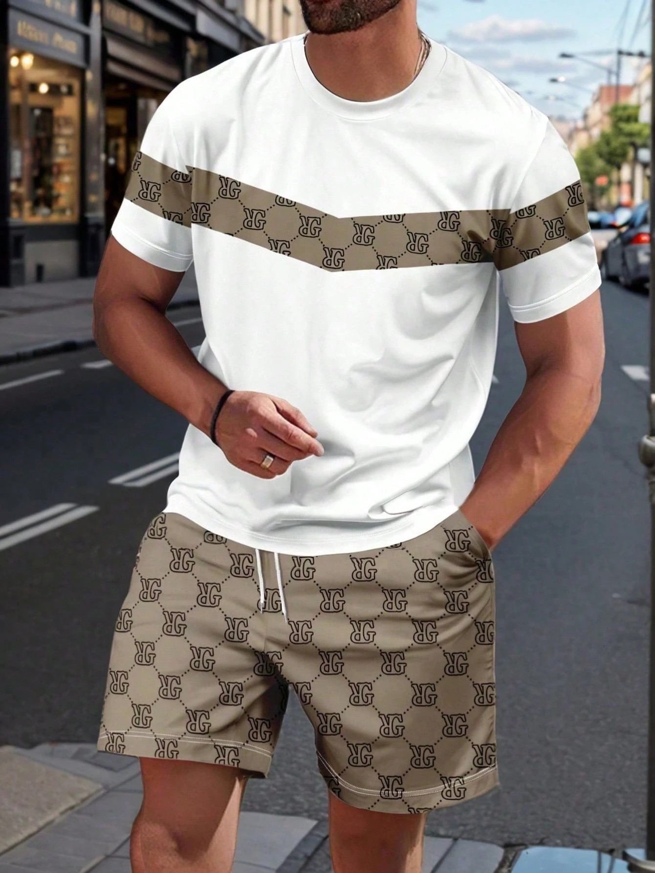 Summer Clothing Styles - 2026 Yaz Erkek Takımı 3D Baskılı