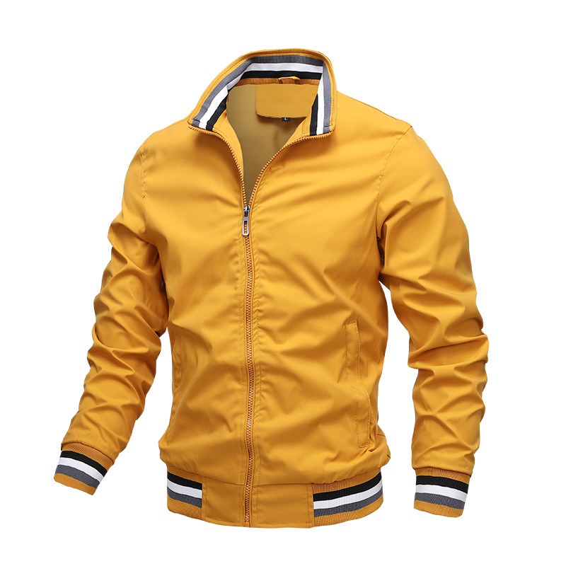 Crew Clothing Summer Jacket - İlkbahar Yaz Moda erkek Rüzgâr Siperi