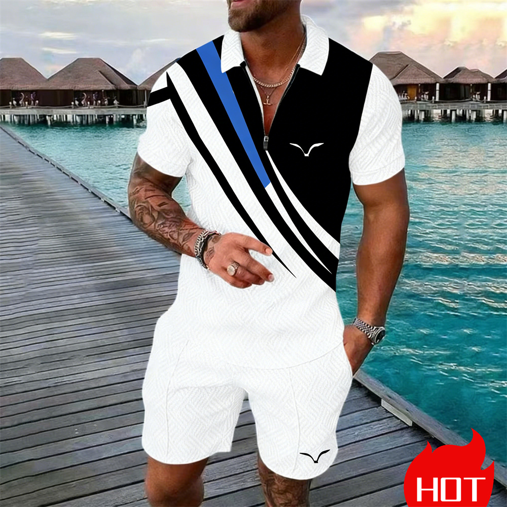 Summer Clothing Styles - Yazlık Çizgili Y2K Giyim 2 Parça