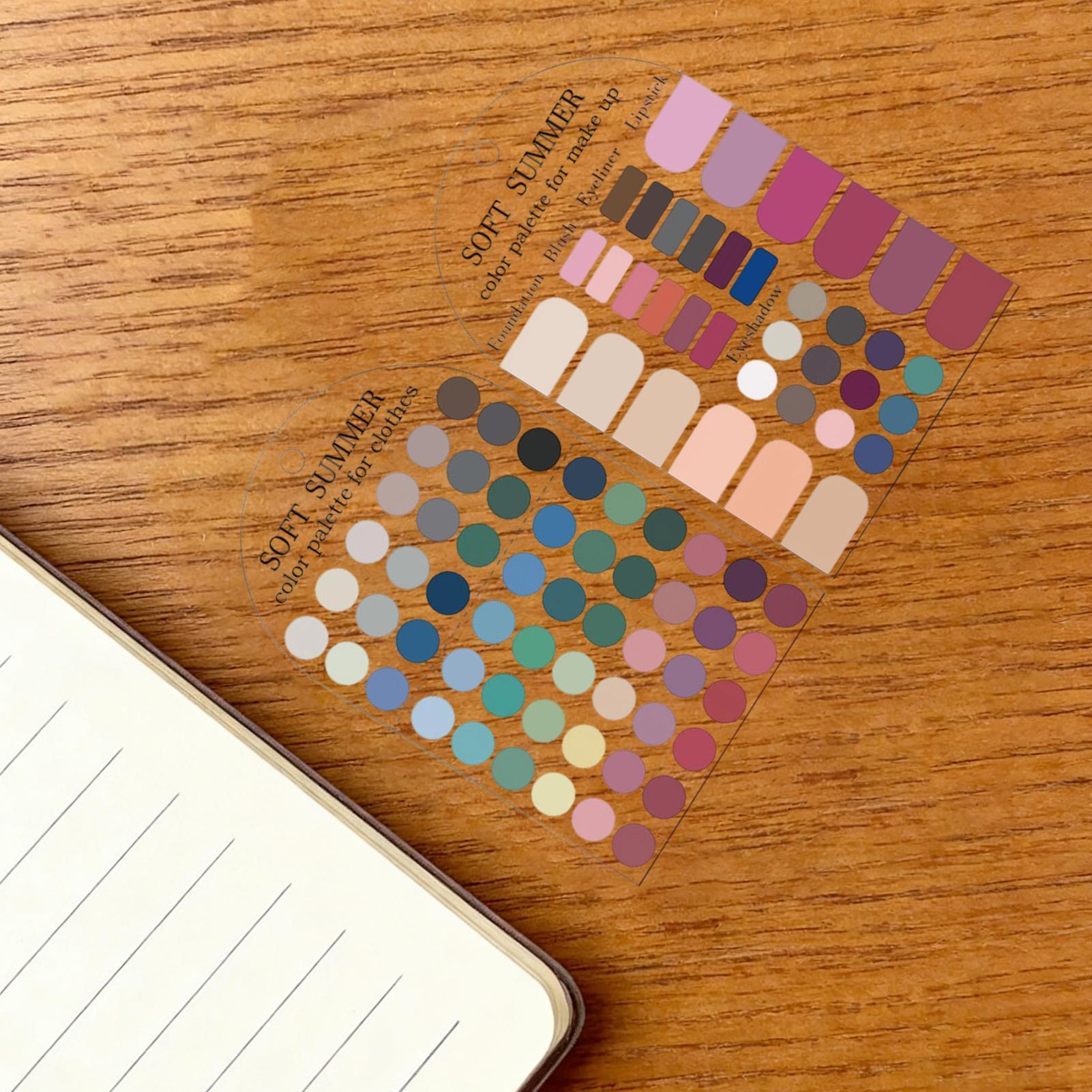 Summer Clothing Palette - 2 adet Yumuşak Yaz Renk Paleti