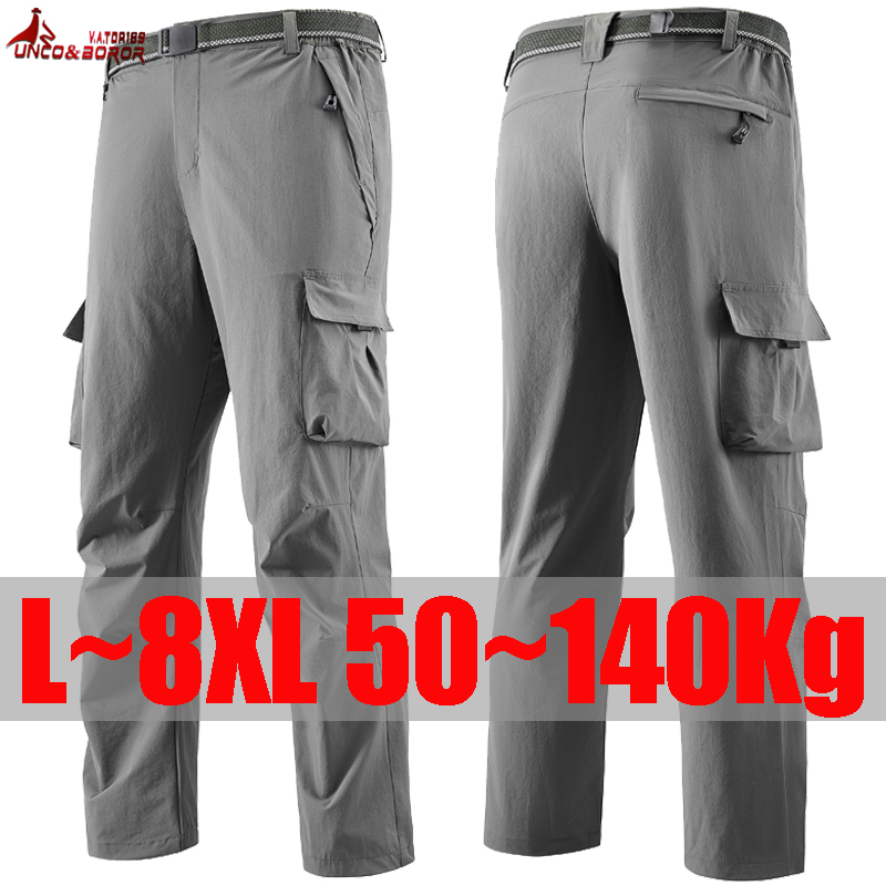 Summer Hiking Clothing - Artı Boyutu 7XL 8XL erkek Çabuk