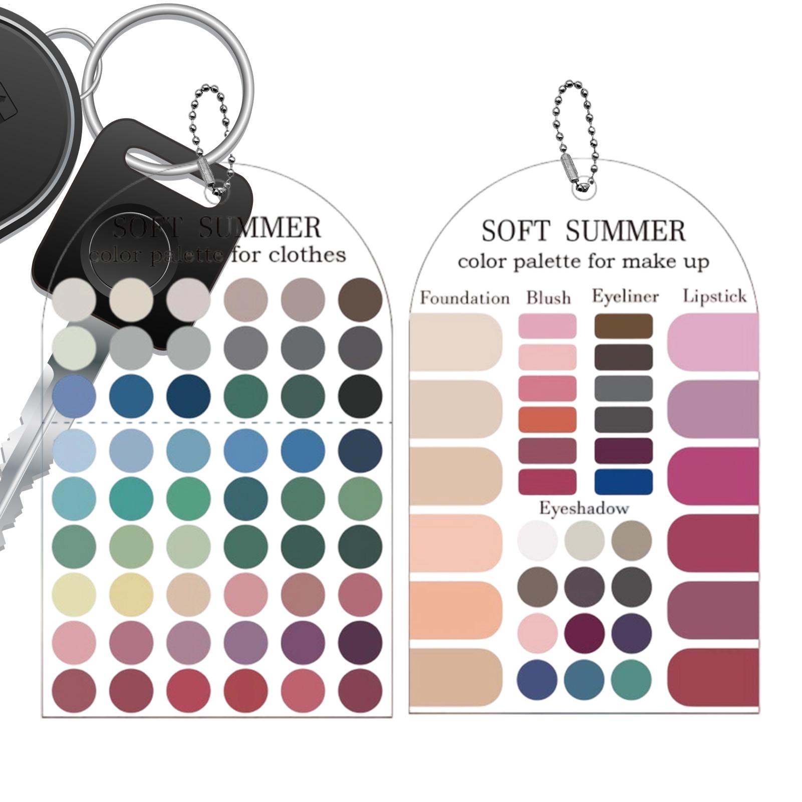 Summer Clothing Palette - 2 Adet Akrilik Mevsimsel Palet Yumuşak