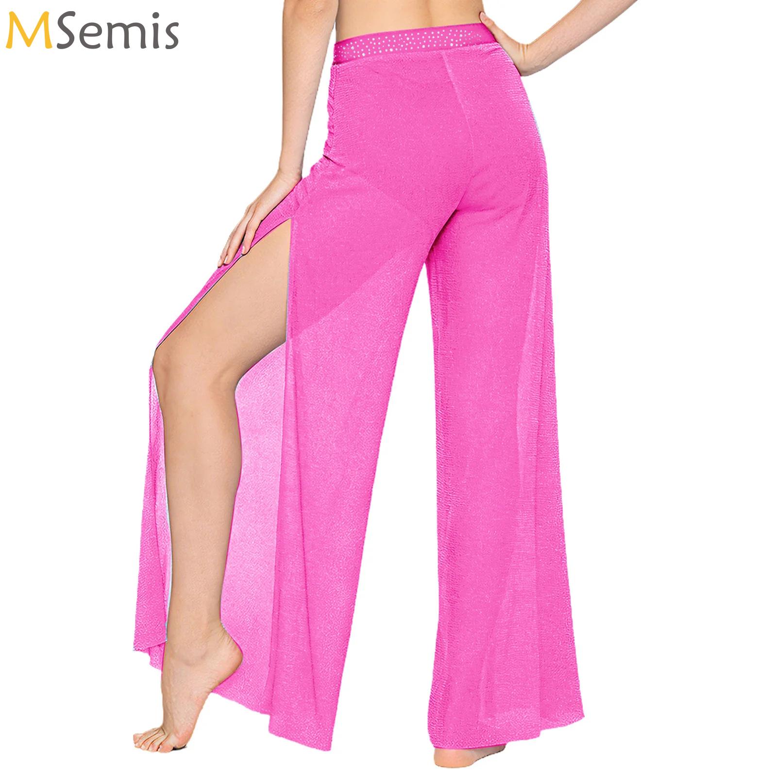 Palazzo Pant Wide - Parıltılı Lirik Örgü Geniş Bacak Pantolon