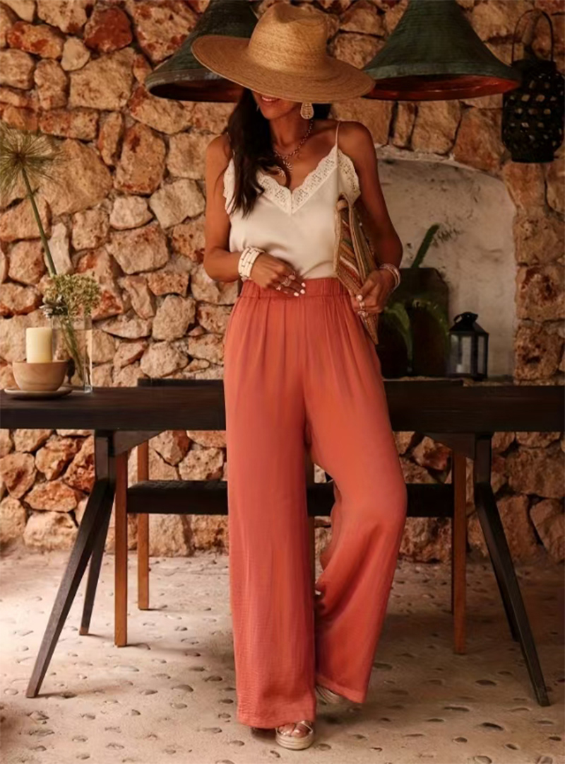 Kadın Yüksek Bel Kağıt Kesim B - Palazzo Pant Wide incelemesi ve fiyatı