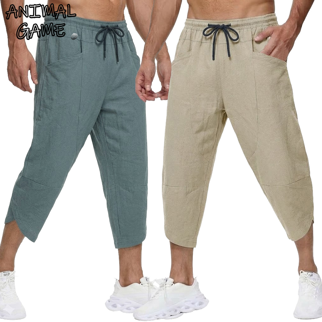 Yaz erkek Keten Rahat Kısa Pan - Summer Hiking Clothing incelemesi ve fiyatı