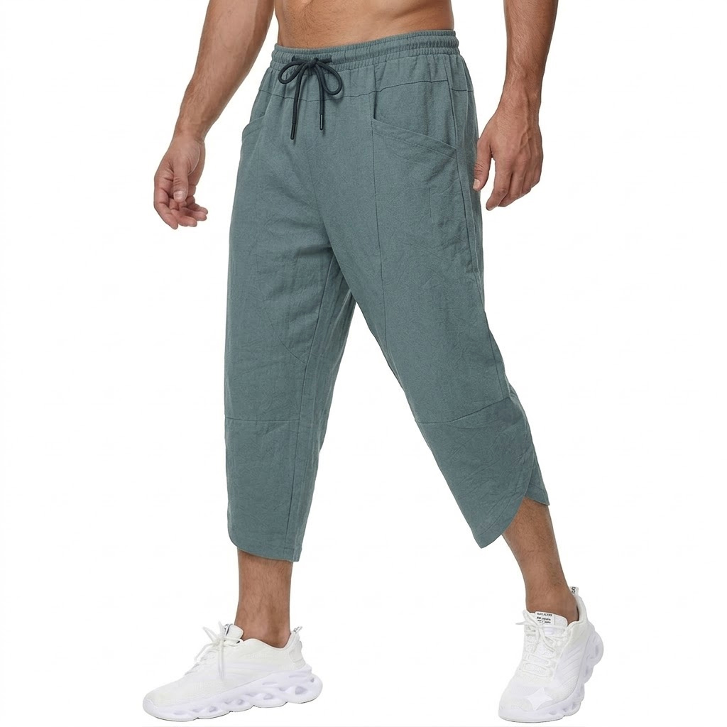 Yaz erkek Keten Rahat Kısa Pan - Summer Hiking Clothing incelemesi ve fiyatı