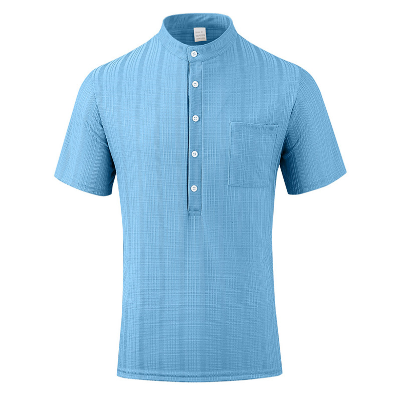 Erkekler Mandarin Yaka Dokulu  - Summer Clothing Men Linen incelemesi ve fiyatı