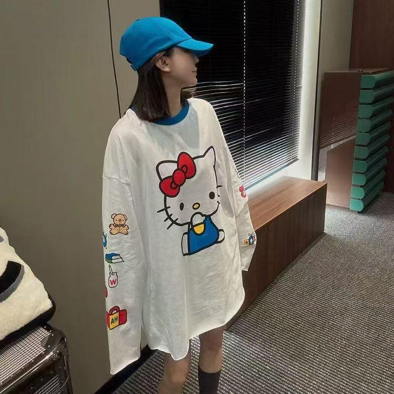 Uzun kollu Hello Kitty yaz yen - Summer Clothing Styles incelemesi ve fiyatı