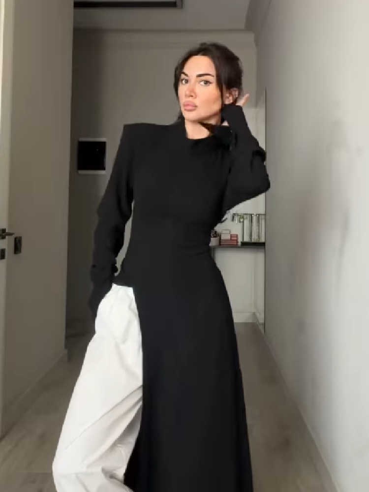 Kadınlar İçin Zarif Yüksek Yak - Summer Clothing For Older Women incelemesi ve fiyatı