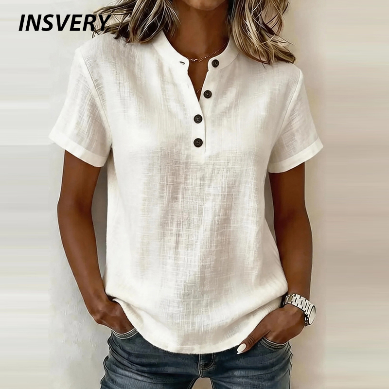 Yazlık Kısa Kollu Basit Bluzla - Summer Clothing Men Linen incelemesi ve fiyatı