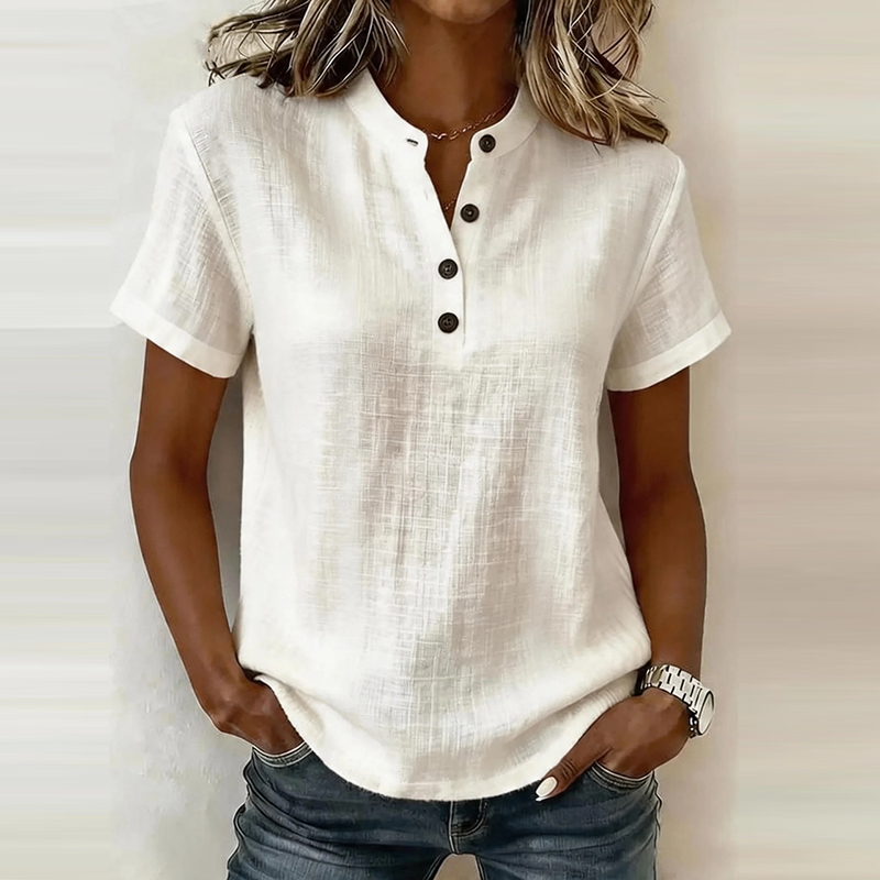 Yazlık Kısa Kollu Basit Bluzla - Summer Clothing Men Linen incelemesi ve fiyatı