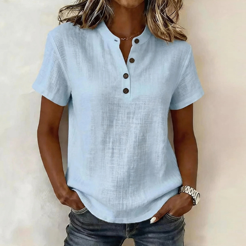 Yazlık Kısa Kollu Basit Bluzla - Summer Clothing Men Linen incelemesi ve fiyatı