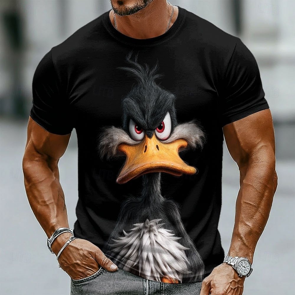 Komik 3D Huysuz Siyah Ördek Ba - Crew Clothing Summer Jacket incelemesi ve fiyatı