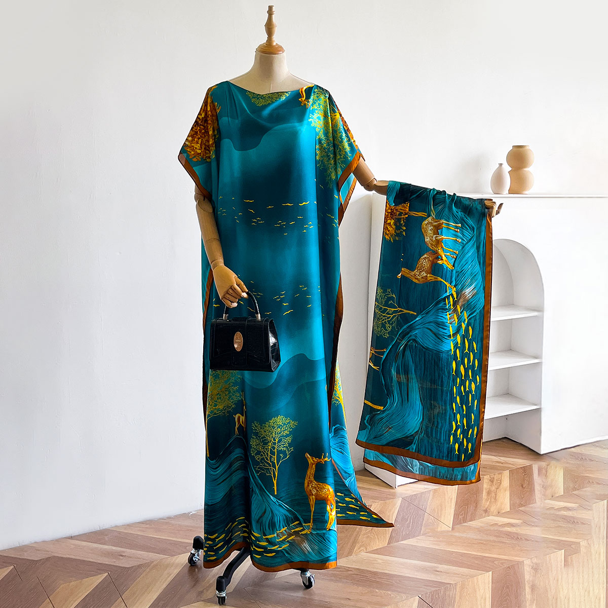 Kadın Uzun Şal Dubai Modası MU - Summer Clothing For Older Women incelemesi ve fiyatı