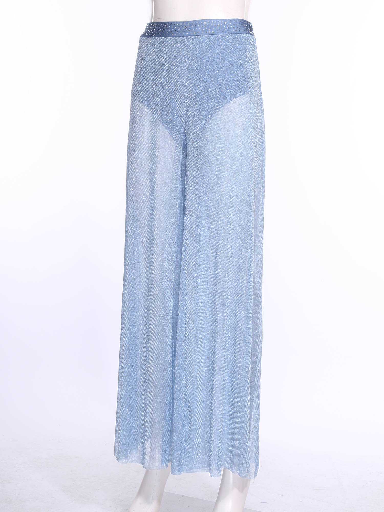 Parıltılı Lirik Örgü Geniş Bac - Palazzo Pant Wide incelemesi ve fiyatı