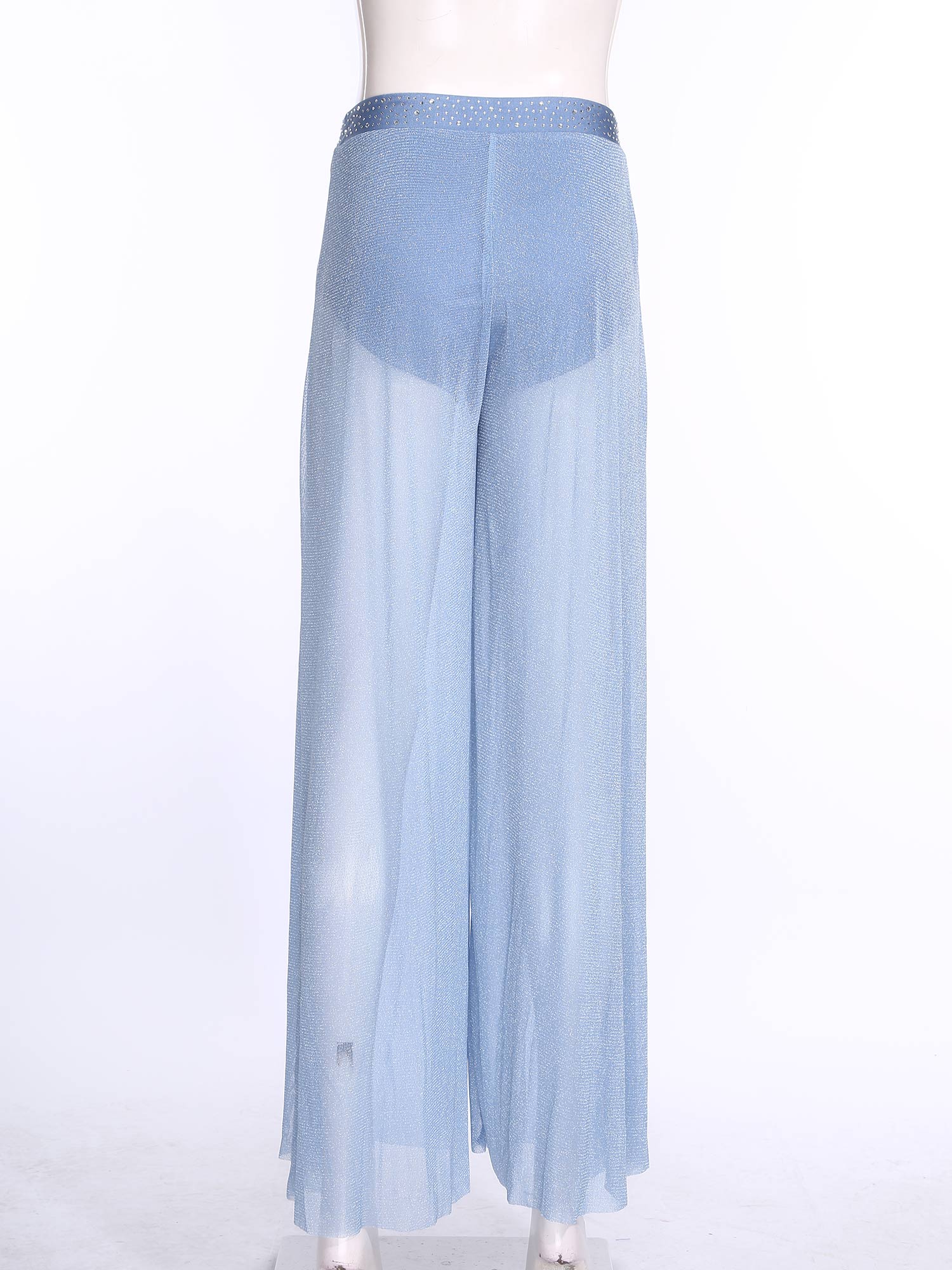 Parıltılı Lirik Örgü Geniş Bac - Palazzo Pant Wide incelemesi ve fiyatı